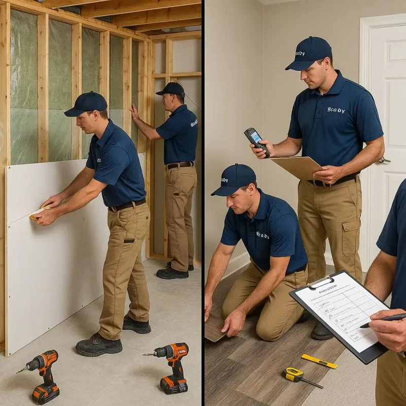 Repairs and Reconstruction process in Como, MS